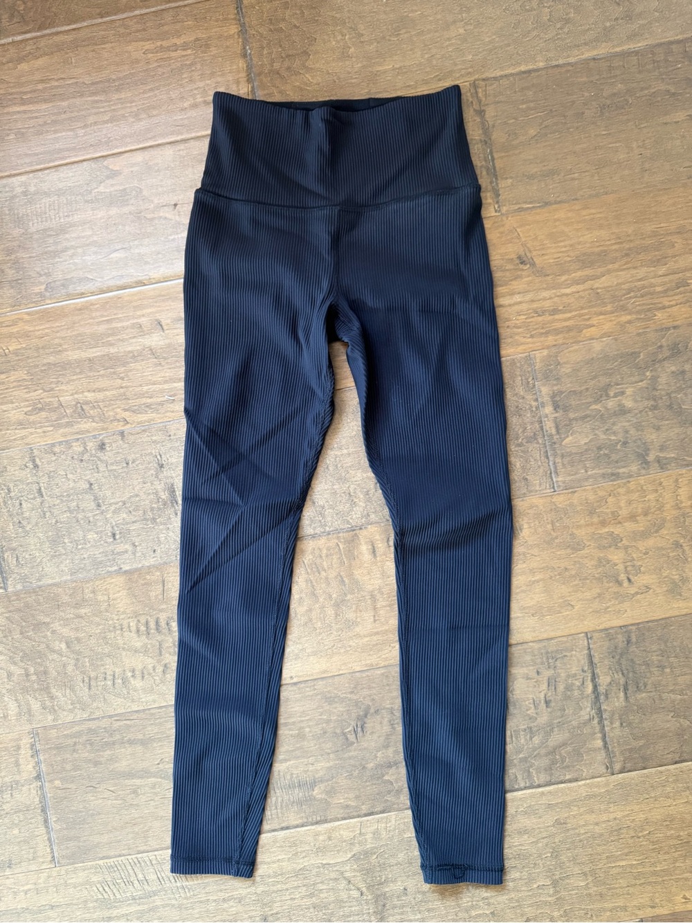 Athleta Black Elation Ribbed Leggings XS